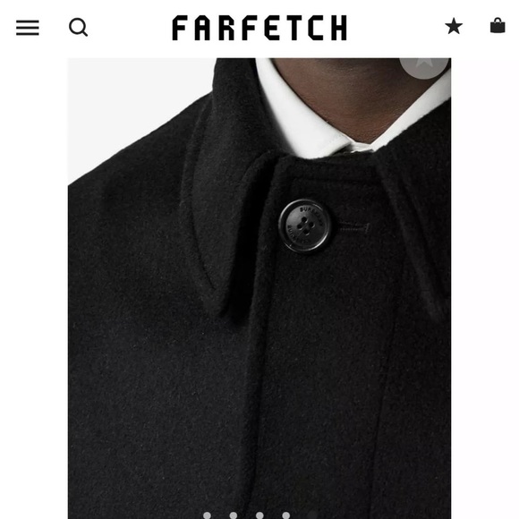 Burberry mens authentic 100% cashmere coat size L - Picture 8 of 8